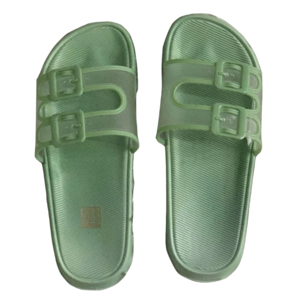 Mint green sandals
